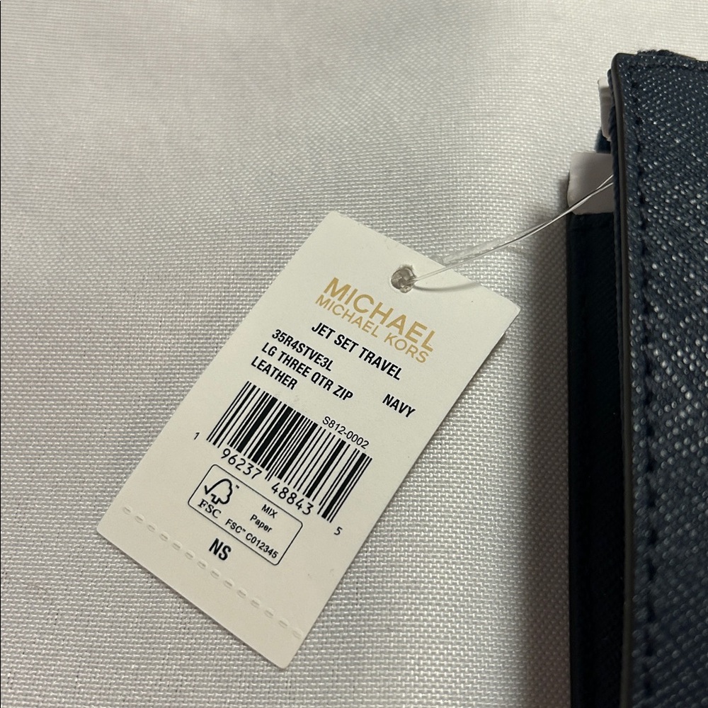 Michael Kors NAVY Women's Wallet - Picture 3 of 14